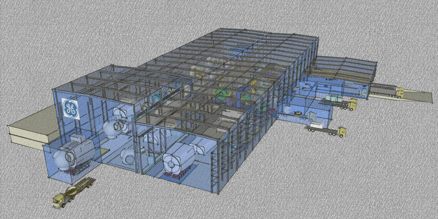 Fabrikplanung-Montageplanung-Windkraftanlage